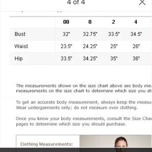 Xscape Size Chart